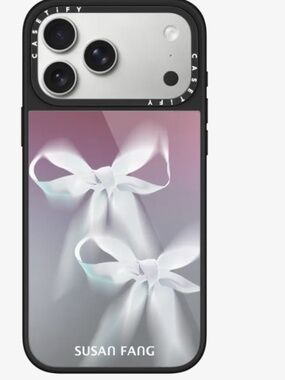SUSAN FANG Rose Quarts Reflection Case - iPhone 17 pro